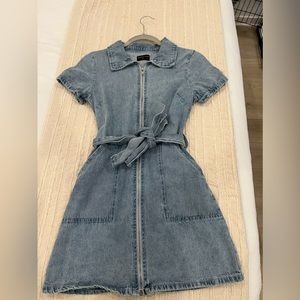 White fox Jean dress